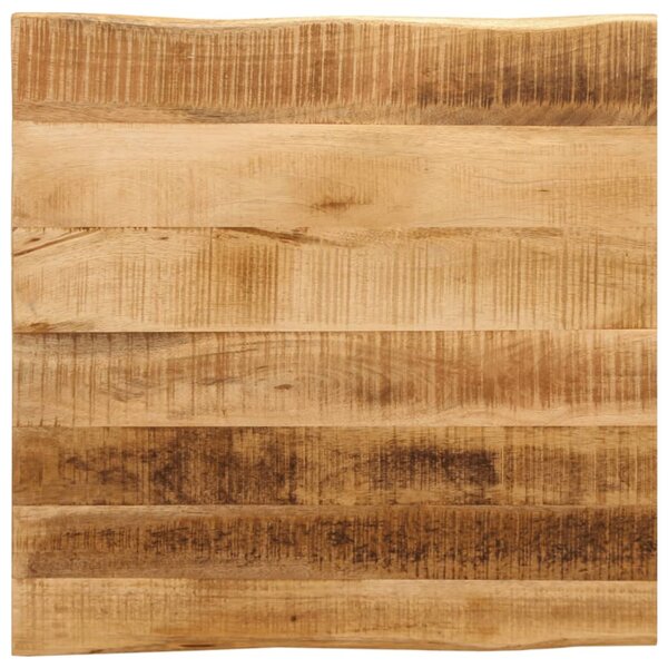 vidaXL Dessus de table bord vivant 80x80x3 8 cm bois de manguier brut