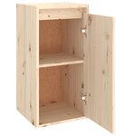 vidaXL Armoire murale 30x30x60 cm Bois de pin massif