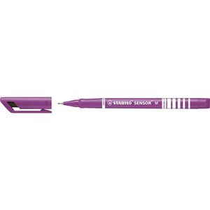 Stylo feutre SENSOR M Pointe Moyenne Lilas STABILO