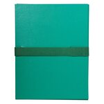 Chemise Extensible Balacron Sans Rabat Sangle Scratch - 24x32cm - Couleurs Assorties - X 10 - Exacompta