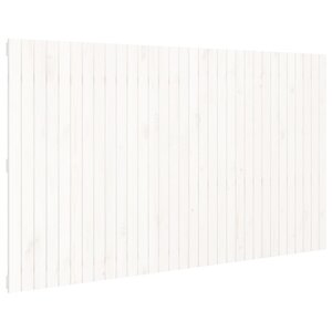 vidaXL Tête de lit murale Blanc 204x3x110 cm Bois massif de pin