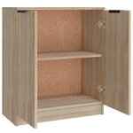 vidaXL Buffets 3 Pièces Chêne sonoma Bois d'ingénierie