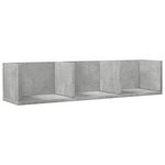 vidaXL Armoire murale gris béton 75x18x16 5 cm bois d'ingénierie