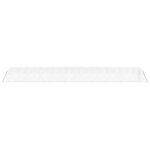 vidaXL Serre avec cadre en acier blanc 100 m² 20x5x2 3 m