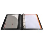 Classeur Exabinder 4 Anneaux En D 30mm Polypropylène Exactive - A4 Maxi - Noir - X 10 - Exacompta
