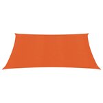 vidaXL Voile d'ombrage 160 g/m² Orange 2 5x3 m PEHD