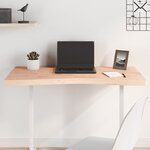 vidaXL Dessus de bureau 100x(45-50)x4 cm bois massif de hêtre