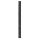 vidaXL Membrane anti-mauvaises herbes noir 1 5x25 m PP