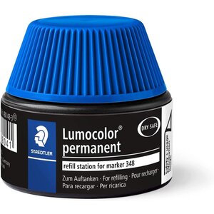 lumocolor refill station 488 48, bleu STAEDTLER