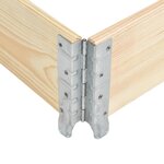 vidaXL Jardinière surélevée 60x80 cm Bois de pin solide