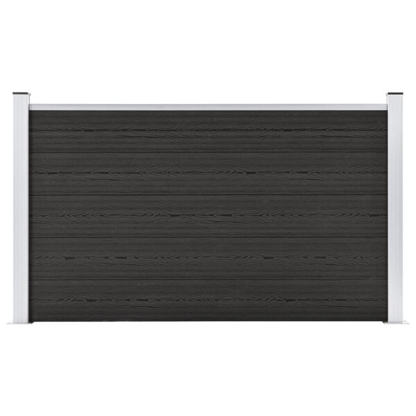vidaXL Clôture de jardin WPC 180x105 cm Gris