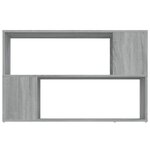 vidaXL Bibliothèque Sonoma gris 100x24x63 cm Bois d'ingénierie