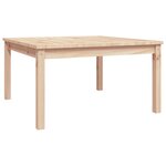 vidaXL Table de jardin 82 5x82 5x45 cm bois massif de pin