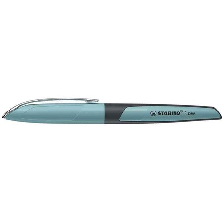 Stylo plume flow modern office  turquoise pastel stabilo