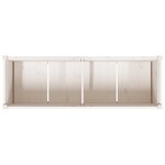 vidaXL Jardinière blanc 150x50x70 cm bois de pin massif