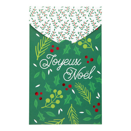 Carte De Vœux Avec Enveloppe - Lot De 4 Cartes Joyeux Noël - Draeger paris