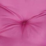 vidaXL Coussins de chaise à dossier bas lot de 6 rose tissu oxford