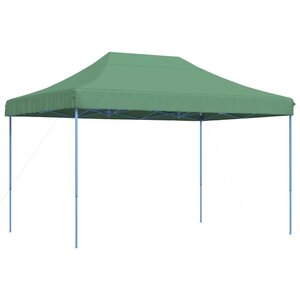 vidaXL Tente de réception pliable escamotable vert 410x279x315 cm