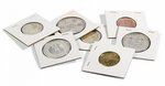Paquet de 25 étuis leuchtturm blancs à agrafer  pour monnaies 27 50 mm (335246)