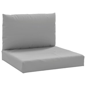 vidaXL Coussins de palette lot de 2 gris tissu oxford