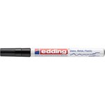 Marqueur Permanent Peinture brillante 780 Noir Pointe Extra Fine 0 8 mm x 10 EDDING