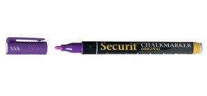 Marqueur Craie Liquide ORIGINAL SMALL Ogive 1 - 2 mm Violet SECURIT
