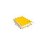 Paquet De 10 Chemises À Soufflet Dos Toilé Rock''s 320g/m2 - 24x32cm - Jaune Citron - X 10 - Exacompta
