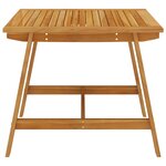 vidaXL Ensemble à manger de jardin 3 Pièces Gris foncé