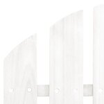 vidaXL Chaise de jardin Adirondack avec pouf et table Sapin Blanc