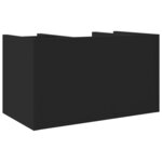 Organisateur armoire de bureau 44 5 x 24 x 25 cm bois d'ingénierie noir 02_0043567