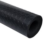 vidaXL Tapis en caoutchouc antidérapant 1 5x2 m 3 mm Point