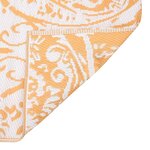 vidaXL Tapis d'extérieur Jaune 140x200 cm PP