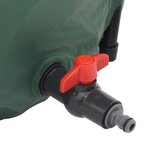 vidaXL Réservoir pliable d'eau de pluie avec robinet 1350 L