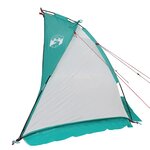 vidaXL Tente de plage vert d'eau 268x223x125 cm 185T polyester