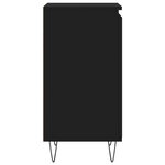 vidaXL Buffets 2 Pièces noir 40x35x70 cm bois d’ingénierie