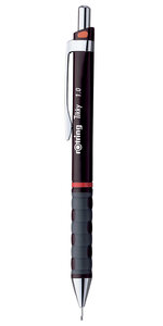 rOtring Tikky Porte-mine avec code couleur corps bordeaux - 1 0 mm
