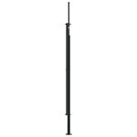 vidaXL Auvent latéral rétractable noir 220x600 cm