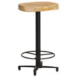 vidaXL Tabourets de bar lot de 2 66 cm bois de manguier massif