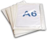 Lot de 500 pochettes porte-document a6 neutre