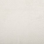vidaXL Tapis IZA poils courts style scandinave crème Ø 100 cm