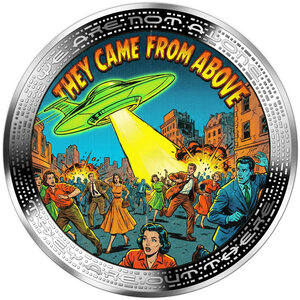 Monnaie COMIC BOOK We Are Not Alone 1 Oz Argent 1000 Francs Cameroon 2026