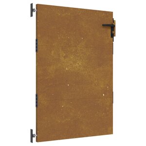 vidaXL Portail de jardin 85x150 cm acier corten