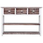 vidaXL Buffet Marron antique 108x30x76 cm Bois de Paulownia massif