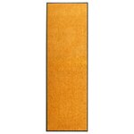 vidaXL Paillasson lavable Orange 60x180 cm
