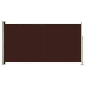 vidaXL Auvent latéral rétractable de patio 160x300 cm Marron