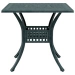 vidaXL Ensemble de bistro 3 Pièces vert aluminium coulé