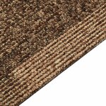 vidaXL Carreaux de tapis de sol 20 Pièces 5 m² Marron