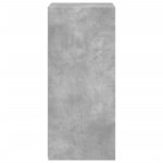 vidaXL Buffet gris béton 50x41x93 cm bois d'ingénierie