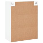 vidaXL Armoire murale blanc 69 5x34x90 cm