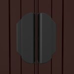 vidaXL Abri de jardin Marron foncé 192x274x223 cm Acier galvanisé